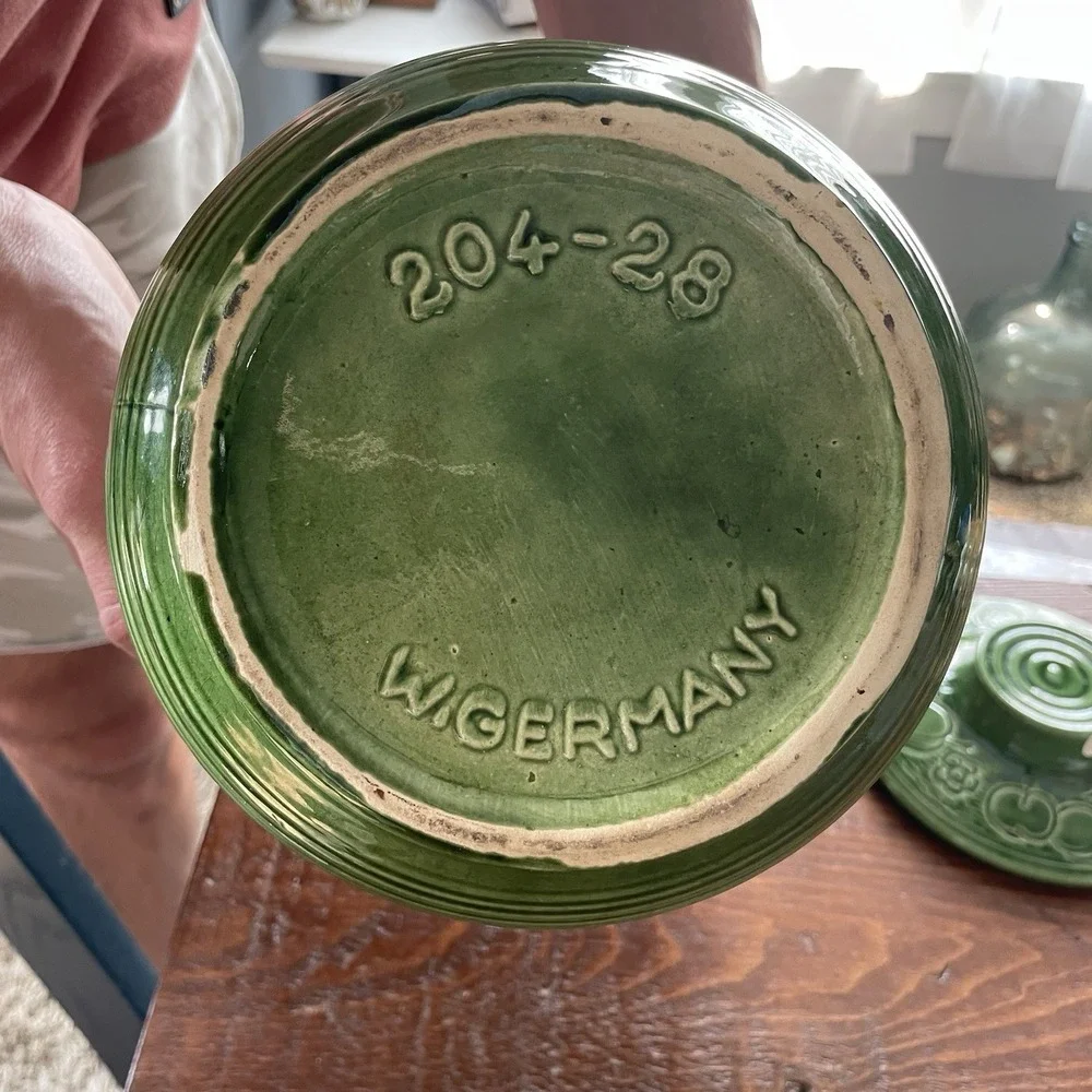 Vintage West Germany Rumtopf Scheurich Keramik 13.5 Jar with Lid
